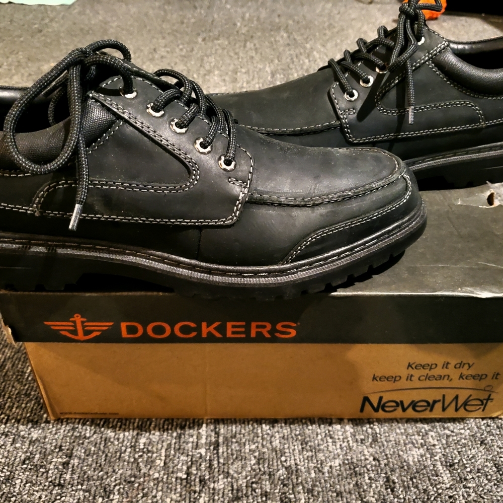 Men's Dockers Overton Never Wet Black Shoes